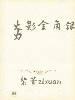 火影金角银角实力