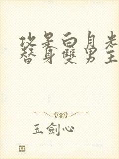 攻是白月光受是替身双男主