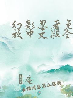 幻影忍者免费播放中文版全季