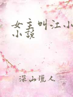 女主叫江小水的小说