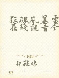 狂飙风暴电视剧在线观看全集高清