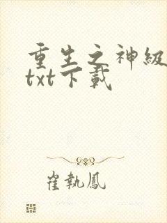重生之神级明星txt下载