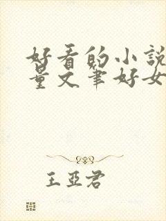 好看的小说高质量文笔好女生