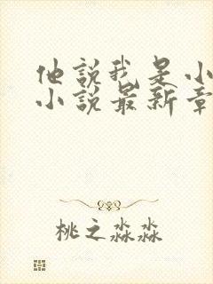 他说我是小妖精小说最新章节内容