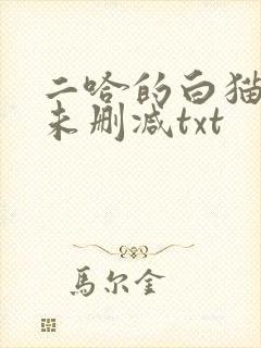 二哈的白猫师尊未删减txt