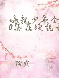 鸣龙少年全集30集在线观看