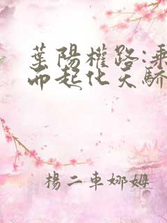 叶阳权路:乘风而起化天骄全文