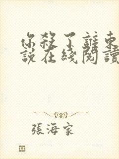 你杀了谁东野小说在线阅读