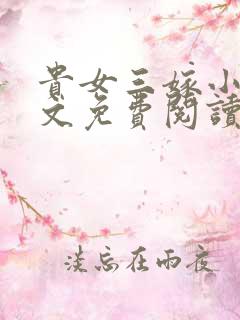 贵女三嫁小说全文免费阅读