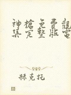 神枪免费观看全集完整版电视剧