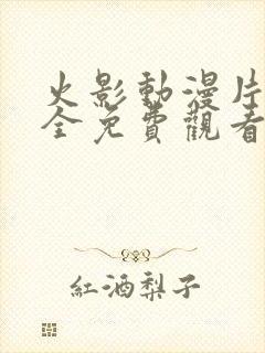 火影动漫片子大全免费观看高清