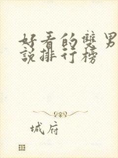 好看的双男主小说排行榜