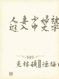 人妻少妇被猛烈进入中文字幕91