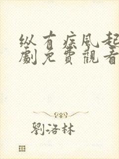 纵有疾风起电视剧免费观看完整版高清