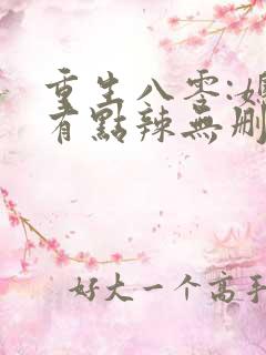 重生八零:媳妇有点辣无删减全部章节
