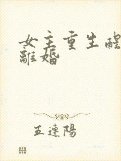 女主重生醒悟要离婚