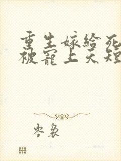 重生嫁给死对头被宠上天短剧免费观看