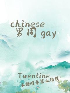 chinese 男同 gay