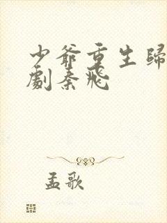 少爷重生归来短剧秦飞