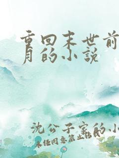 重回末世前一个月的小说