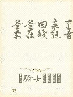 爸爸回来了第一季在线观看完整版