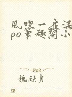 风吹一夜满关山po笔趣阁小说