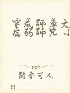 穿成师尊文里的病弱师兄 小说