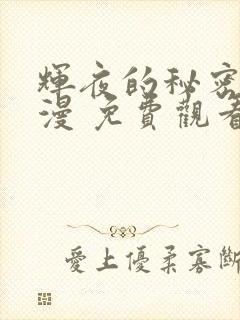 辉夜的秘密 动漫 免费观看