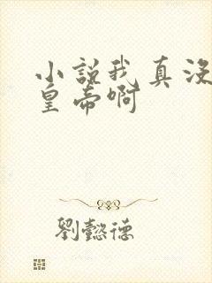 小说我真没想当皇帝啊