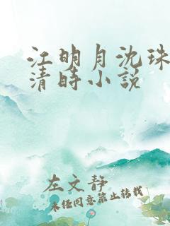 江明月沈珠玉顾清时小说