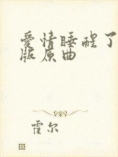 爱情睡醒了韩语版原曲