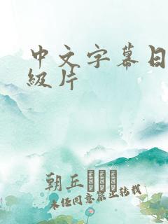 中文字幕日本一级片