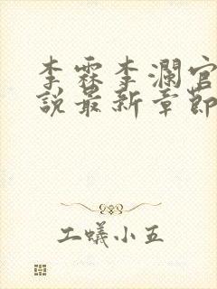 李霖李澜官场小说最新章节