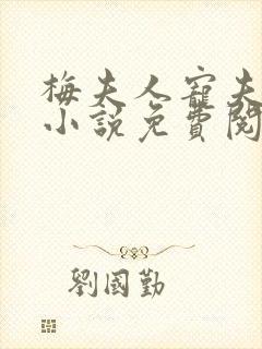 梅夫人宠夫日常小说免费阅读晋江