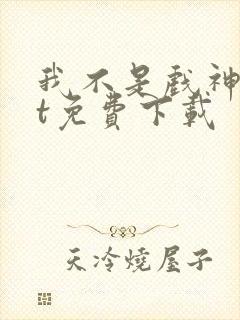 我不是戏神txt免费下载