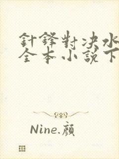 针锋对决水千丞全本小说下载