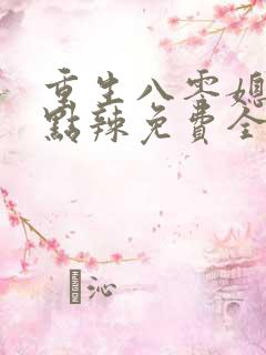 重生八零媳妇有点辣免费全文阅读