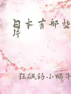 日本有哪些动画片