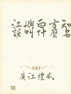 江屿白方知夏小说叫什么名字