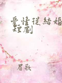 爱情从结婚开始 短剧