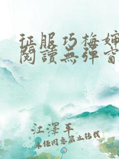 征服巧梅婶全文阅读无弹窗笔趣阁