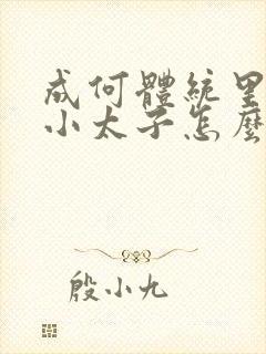 成何体统里面的小太子怎么来的