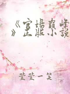 《官场巅峰李霖》正版小说