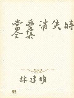 当爱消失时短剧全集