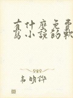 有什么免费ai写小说的软件