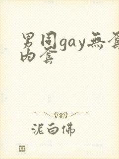 男同gay无套内套