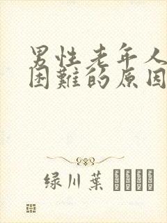 男性老年人排尿困难的原因及治疗