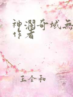 神澜奇域无双珠作者
