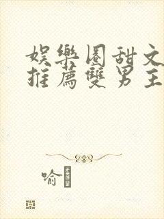 娱乐圈甜文小说推荐双男主