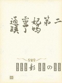 通灵妃第二季上映了吗